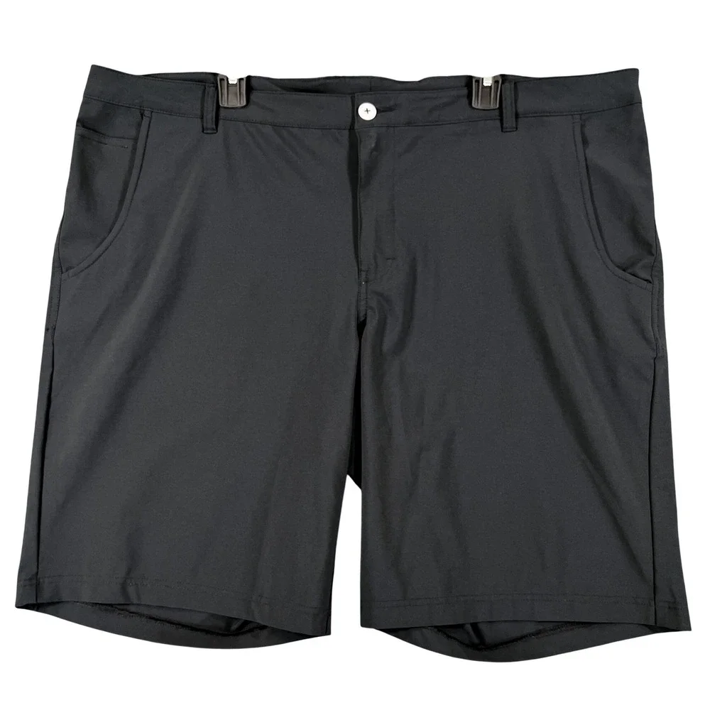 Columbia PFG Performance Fishing Shorts Mens 42 Black Stretch Utility Outdoors